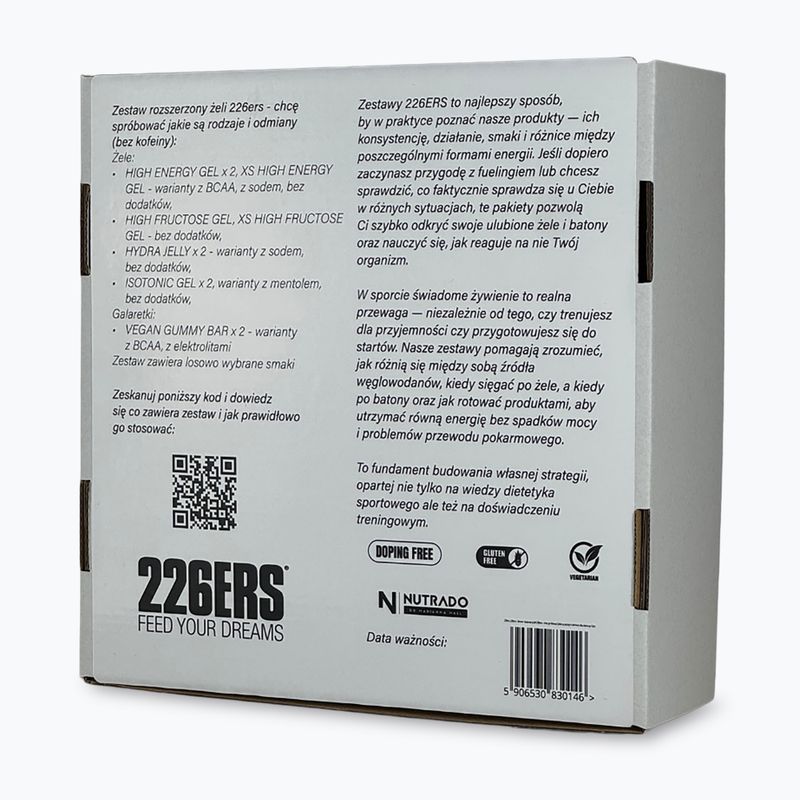 Súprava rozšíreného balíka gélov 226ERS Caffeine-free 12 ks 2