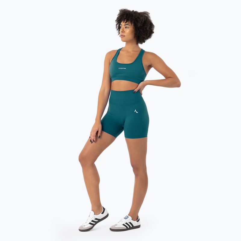 Carpatree Blaze Seamless deep ocean blue fitness podprsenka 4