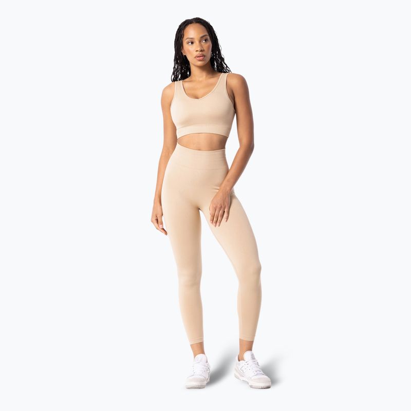 Dámske tréningové legíny Carpatree Simply Seamless perfrct beige 2