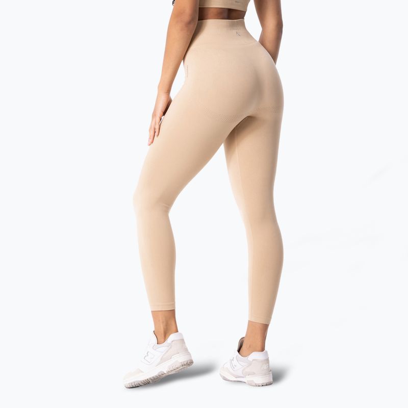 Dámske tréningové legíny Carpatree Simply Seamless perfrct beige 3