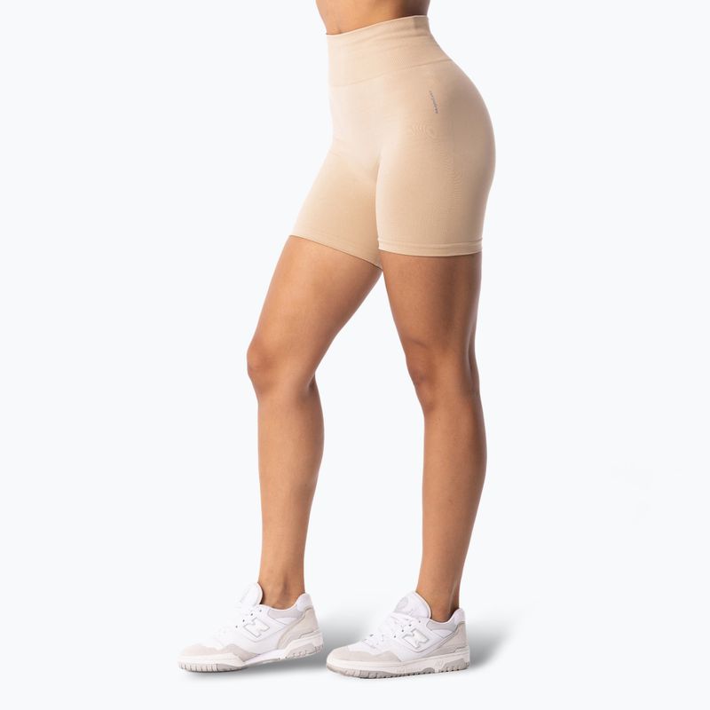 Dámske tréningové šortky Carpatree Simply Seamless perfrct beige 4