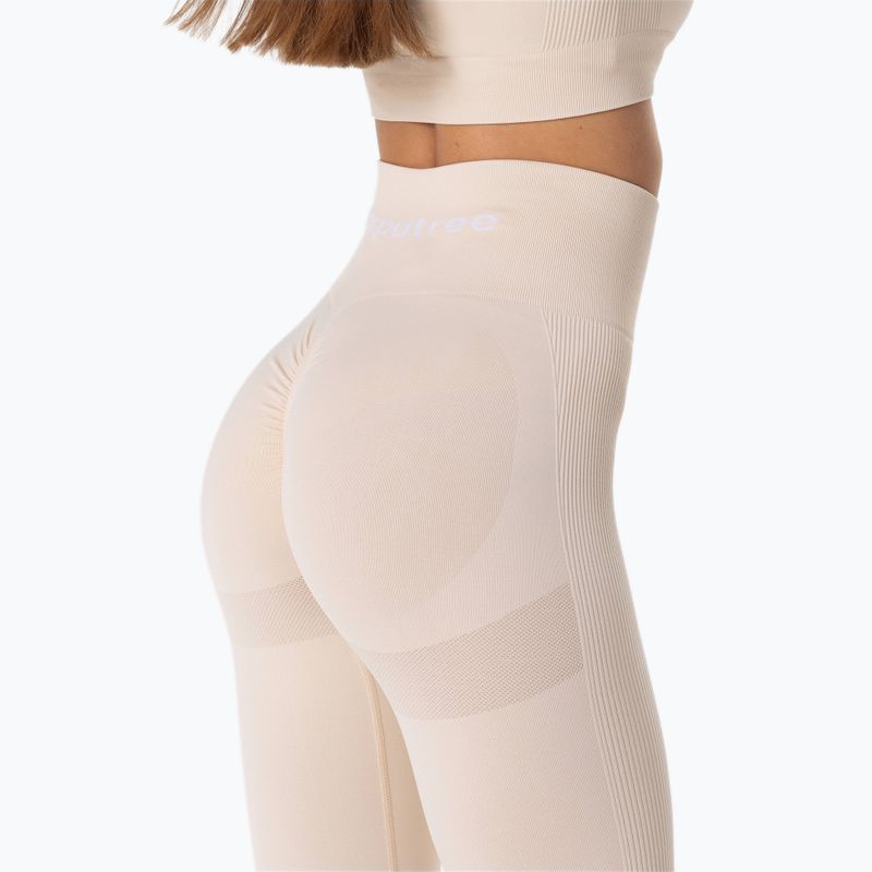 Dámske tréningové legíny Carpatree Allure Seamless cream beige 4