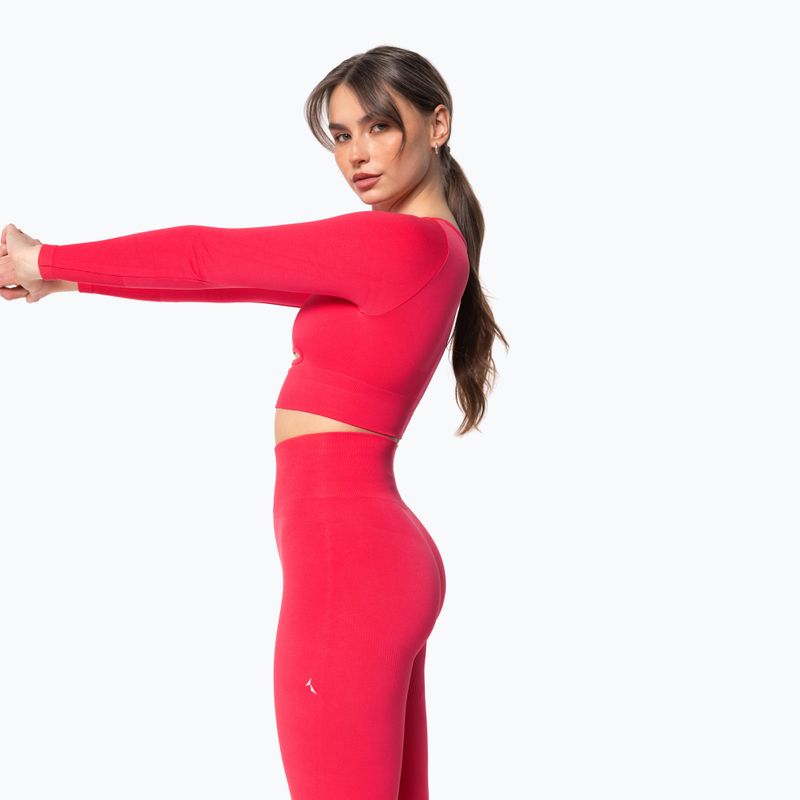 Dámske tréningové legíny Carpatree Dopamine Buzz Seamless coral paradise pink 5