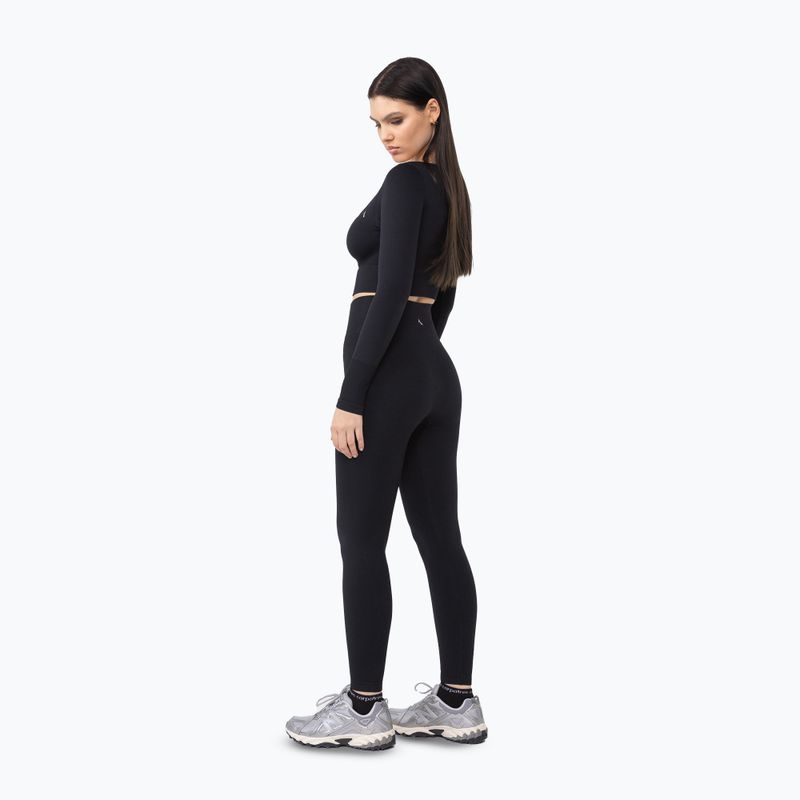 Dámske tréningové legíny Carpatree Dopamine Buzz Seamless obsidian black 5