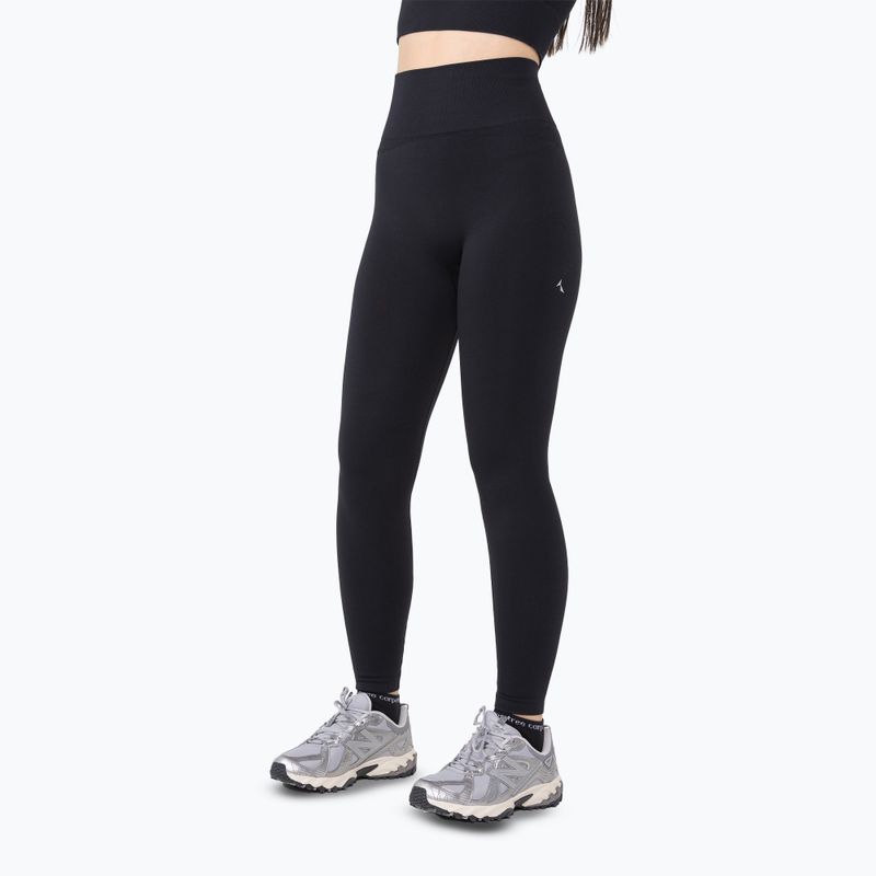 Dámske tréningové legíny Carpatree Dopamine Buzz Seamless obsidian black 6