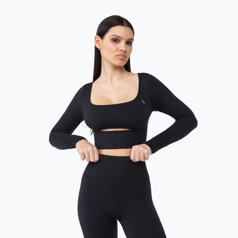 Dámske tréningové legíny Carpatree Dopamine Buzz Seamless obsidian black 7