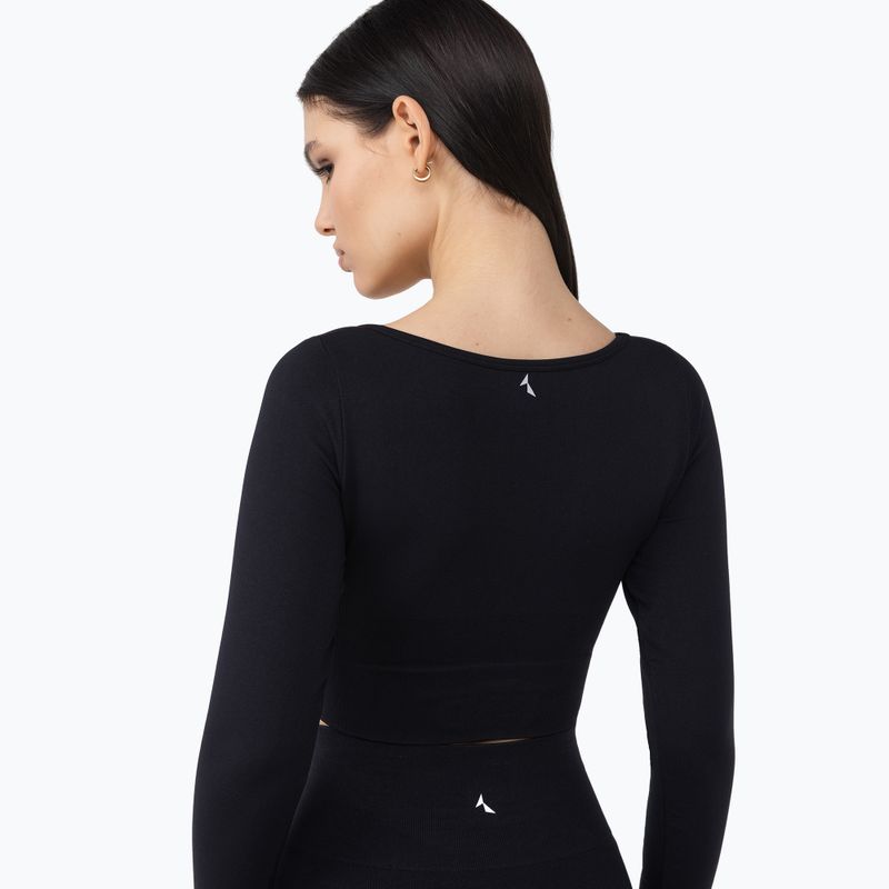 Dámske tréningové tričko s dlhým rukávom Carpatree Dopamine Buzz Seamless obsidian black 6