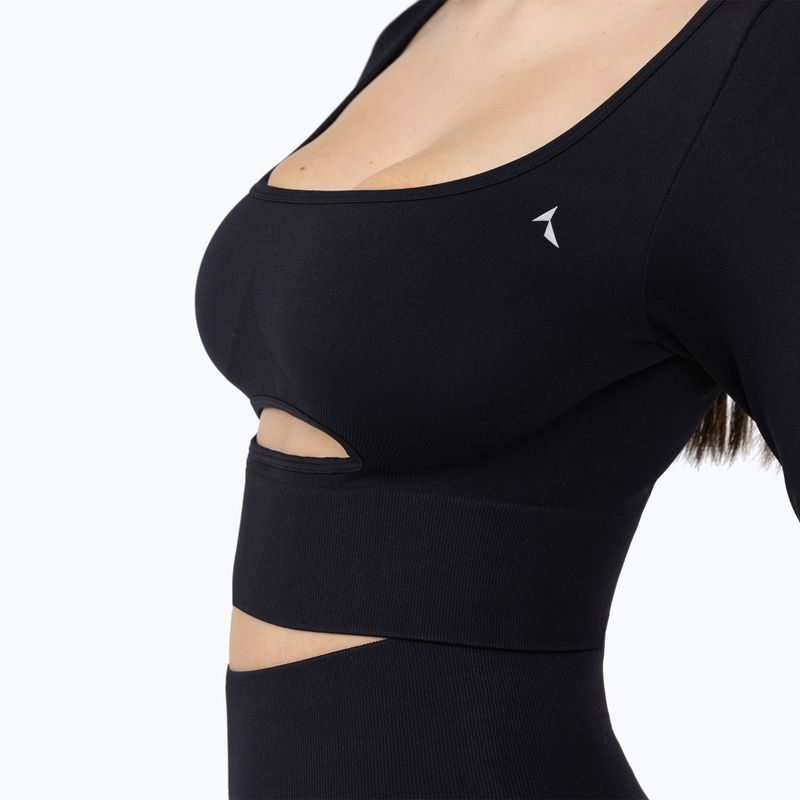 Dámske tréningové tričko s dlhým rukávom Carpatree Dopamine Buzz Seamless obsidian black 7