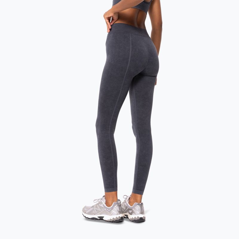 Dámske tréningové legíny Carpatree Marble Story Seamless midnight mist black 6