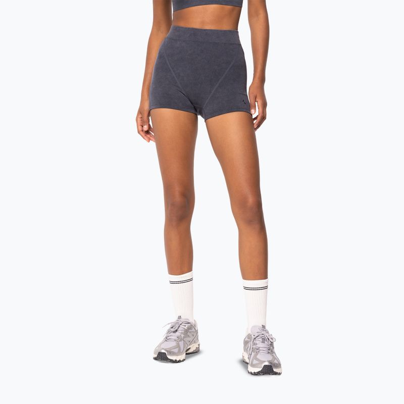 Dámske tréningové šortky Carpatree Marble Story Seamless midnight mist black