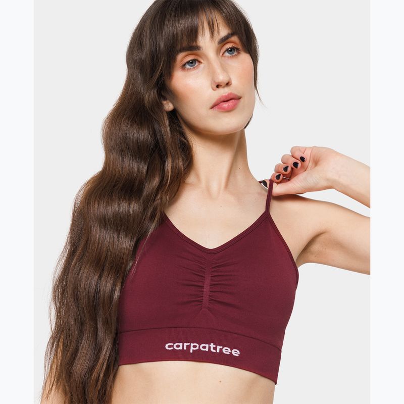 Fitness podprsenka Carpatree Allure Seamless burgundy 6