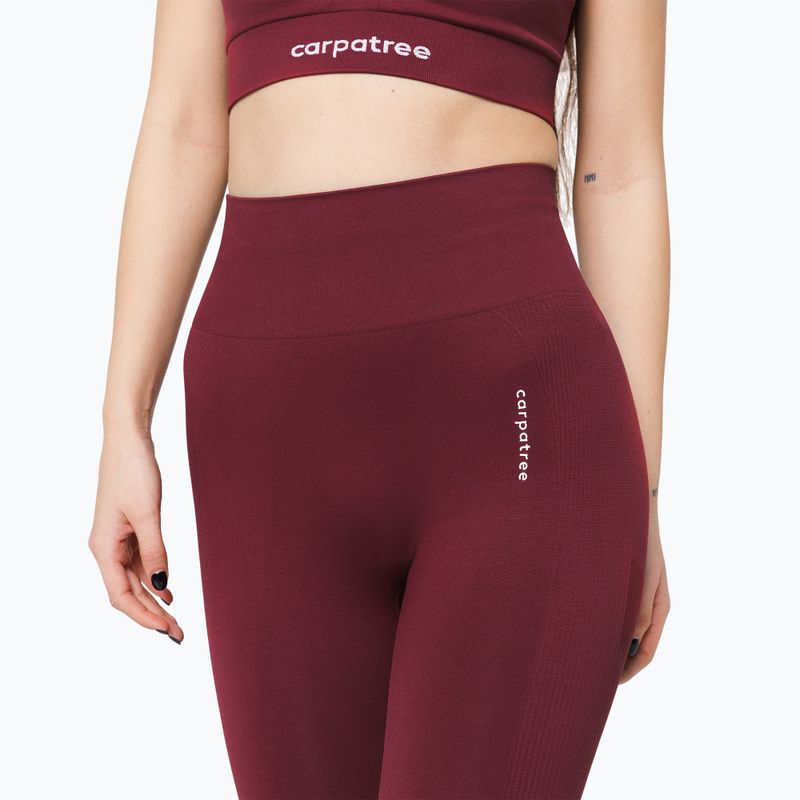 Dámske tréningové legíny Carpatree Allure Seamless burgundy 3