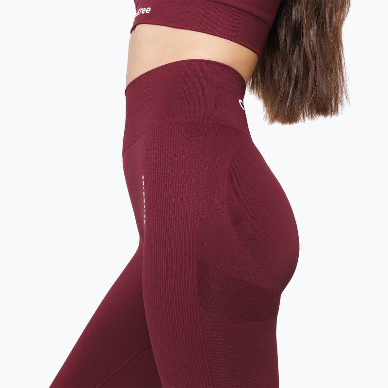 Dámske tréningové legíny Carpatree Allure Seamless burgundy 4