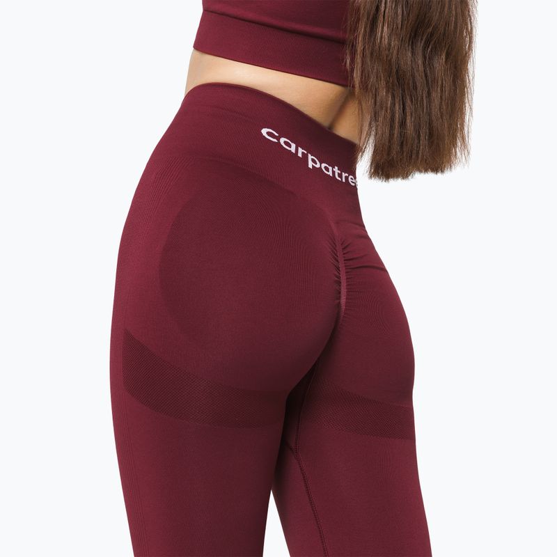 Dámske tréningové legíny Carpatree Allure Seamless burgundy 5