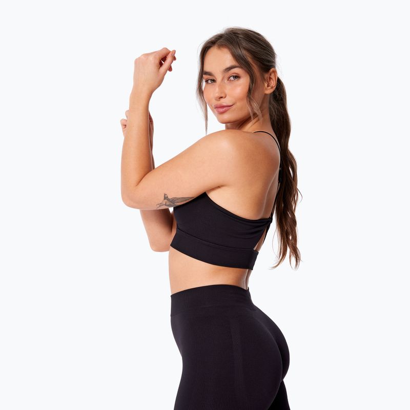 Fitness podprsenka Carpatree Eris Seamless orchid/black 6