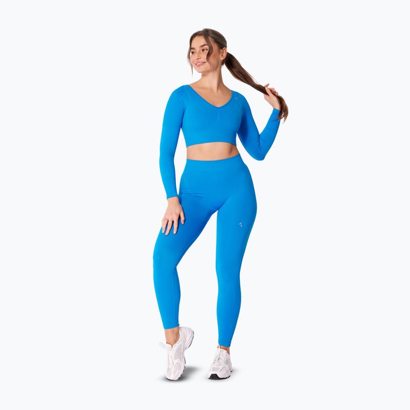 Dámsky tréningový longsleeve Carpatree Eris Seamless electric blue 2