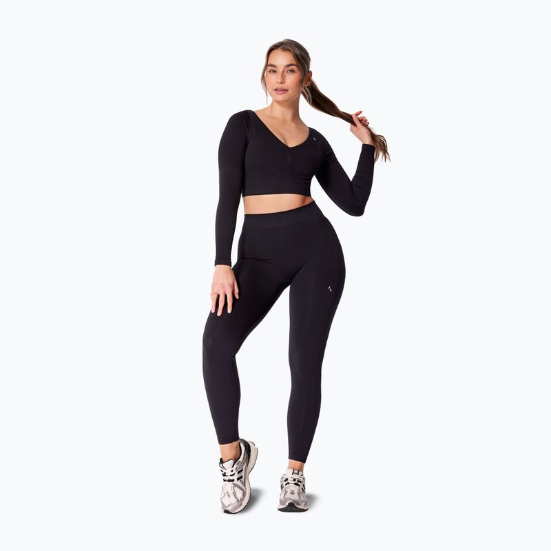 Dámsky tréningový longsleeve Carpatree Eris Seamless orchid black 2