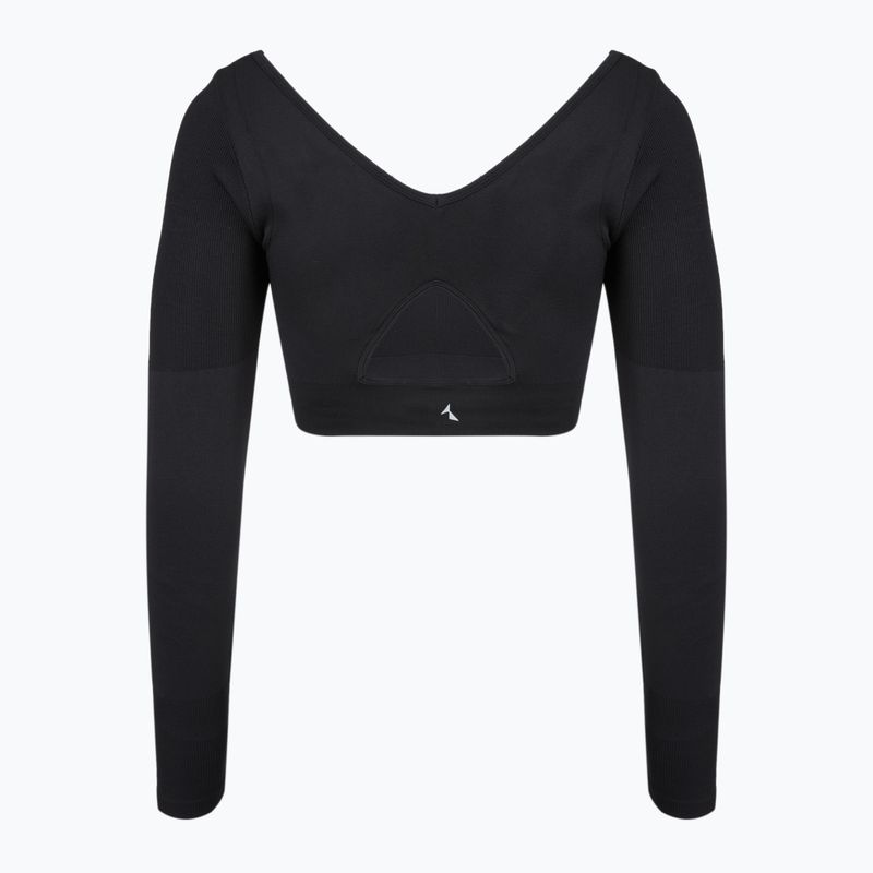 Dámsky tréningový longsleeve Carpatree Eris Seamless orchid black 2
