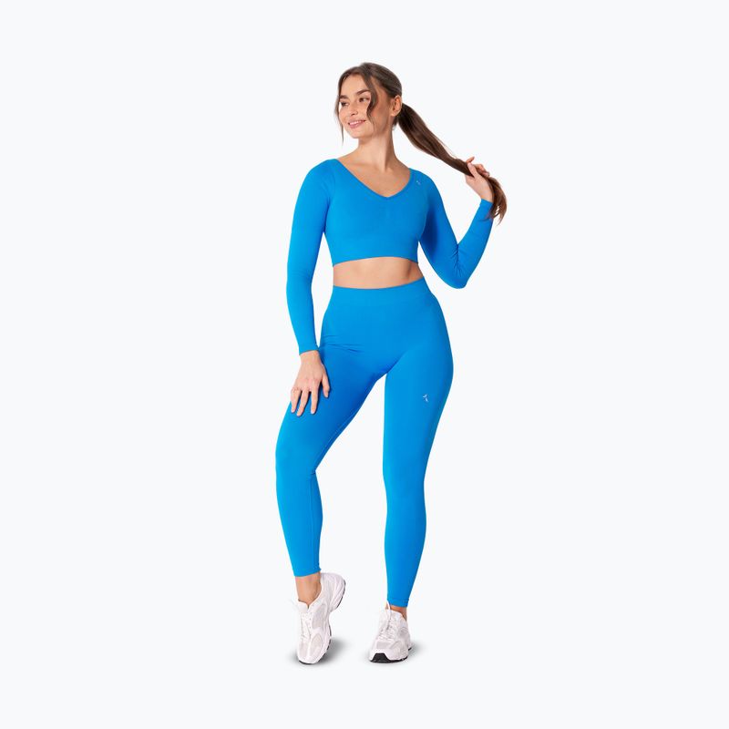 Dámske tréningové legíny Carpatree Eris Seamless electric blue 2