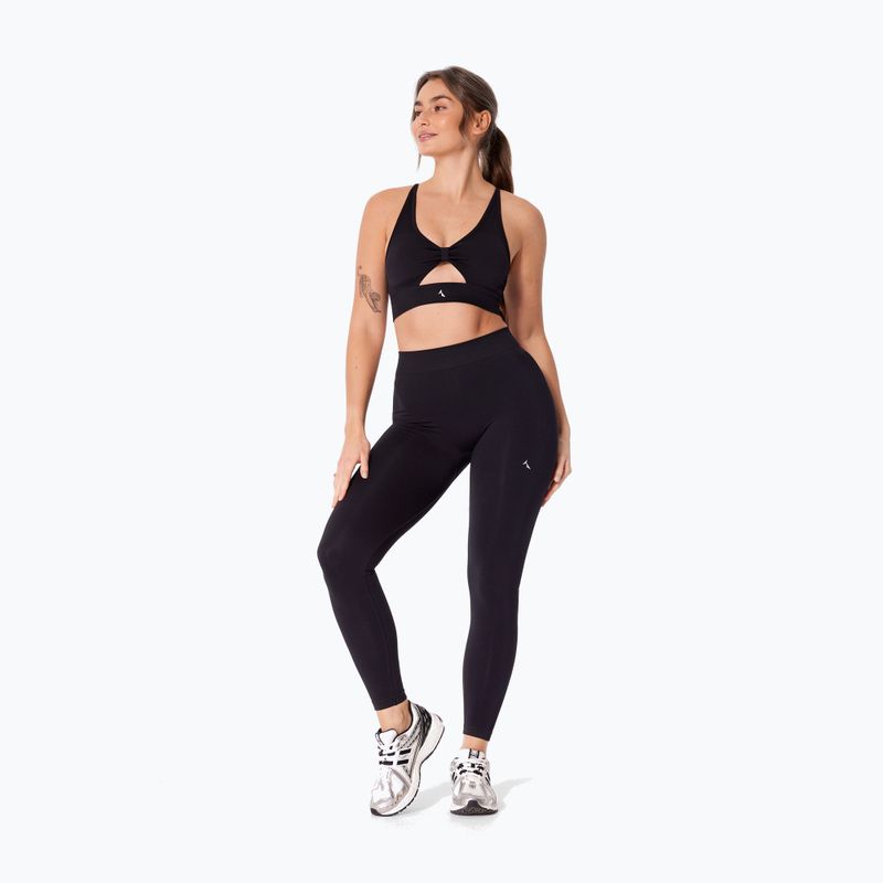 Dámske tréningové legíny Carpatree Eris Seamless black/orchid 2