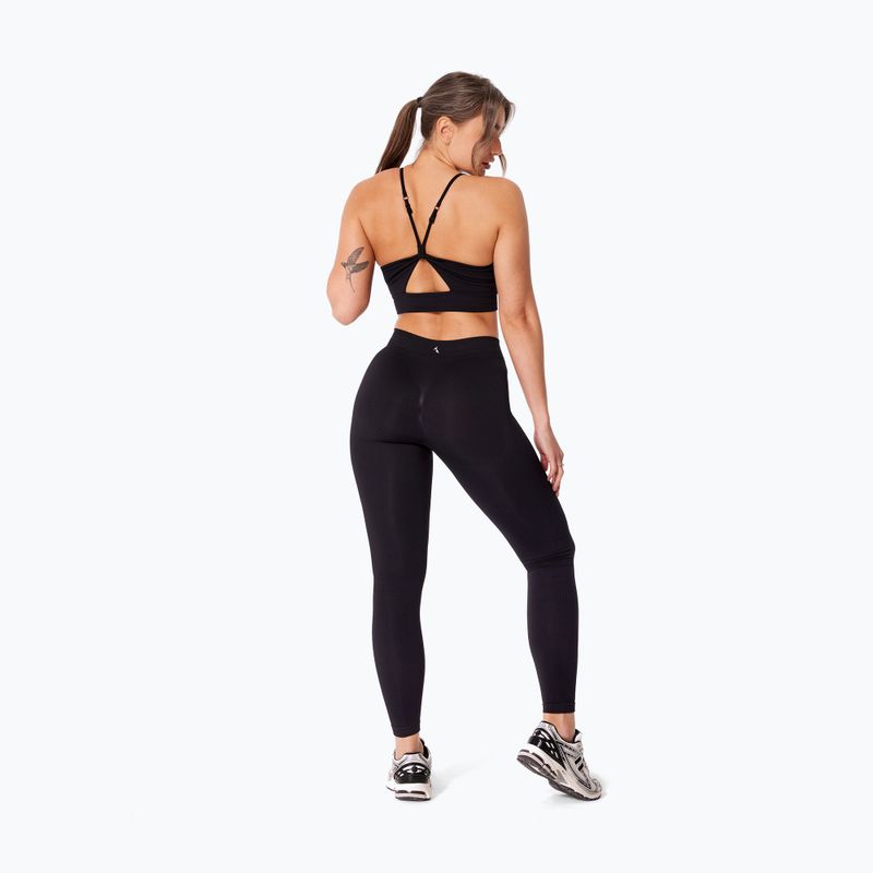Dámske tréningové legíny Carpatree Eris Seamless black/orchid 4