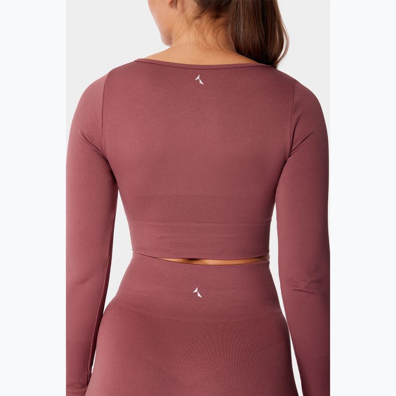 Dámsky tréningový longsleeve Carpatree Dopamine Buzz Seamless rose/brown 5