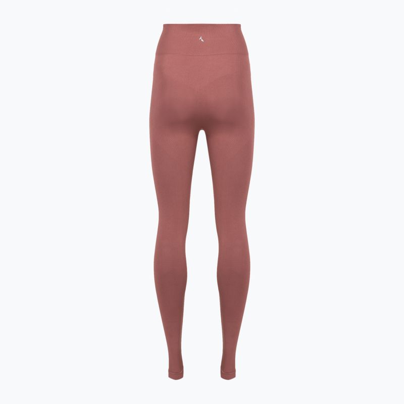 Dámske tréningové legíny Carpatree Dopamine Buzz Seamless rose/brown 7