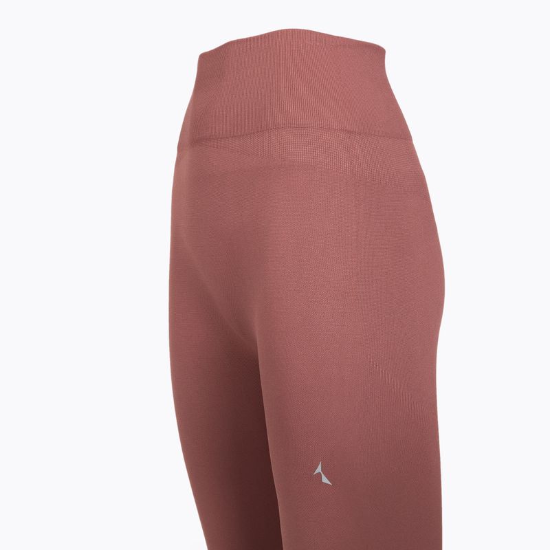 Dámske tréningové legíny Carpatree Dopamine Buzz Seamless rose/brown 8