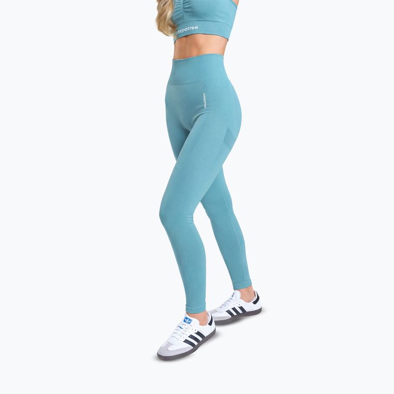 Dámske tréningové legíny Carpatree Allure Seamless milky blue 5