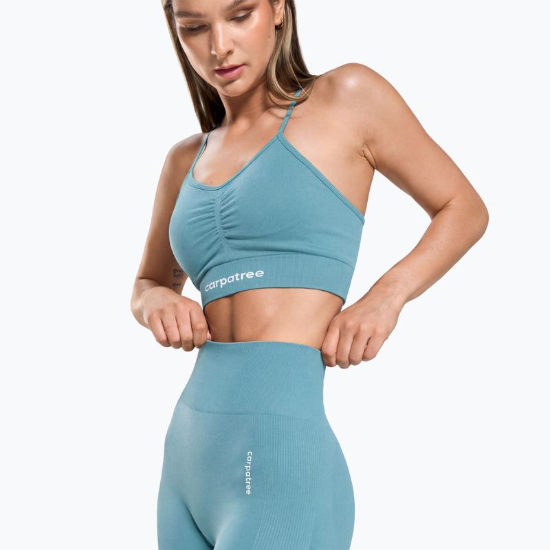 Fitness podprsenka Carpatree Allure Seamless milky blue 5