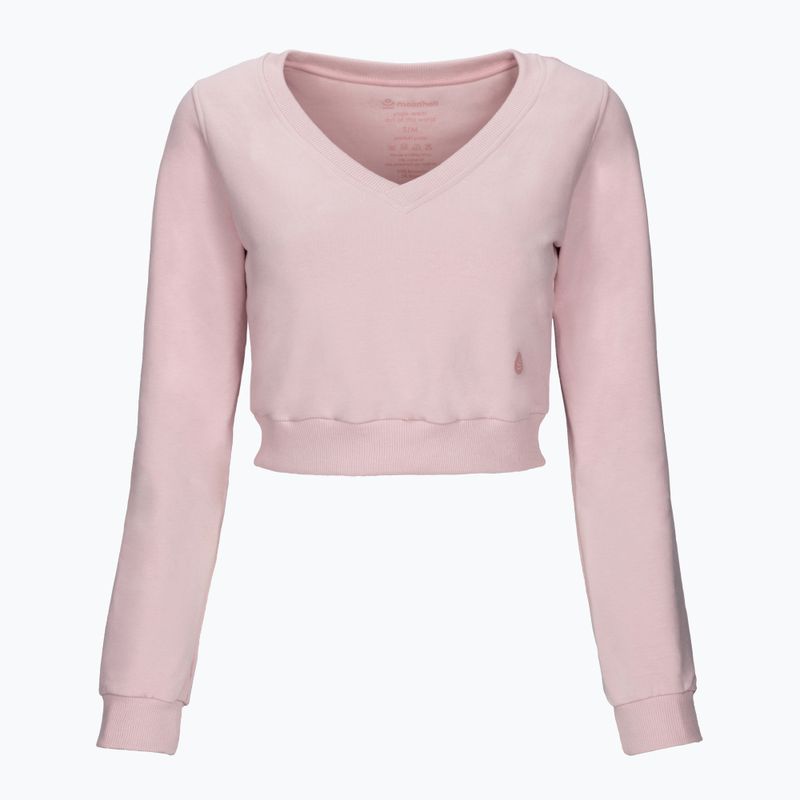 Moonhola mikina na jogu MOONDUST Crop Top pink 211