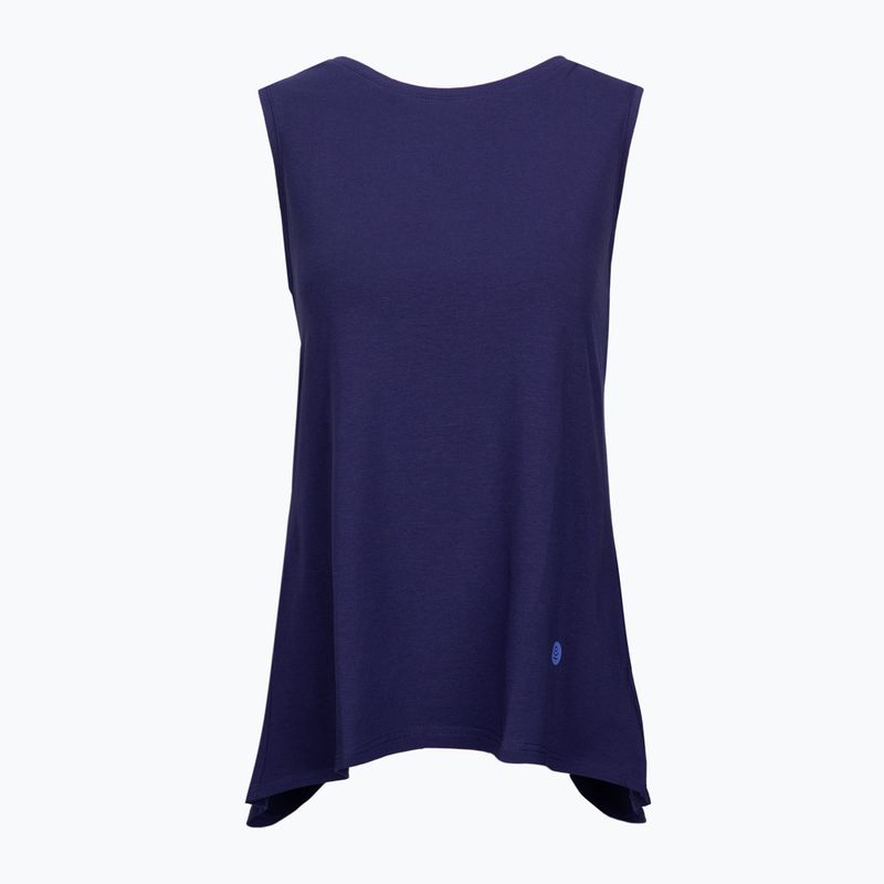 Dámsky top na jogu Moonholi Galaxy Open Back Tank modrý 216