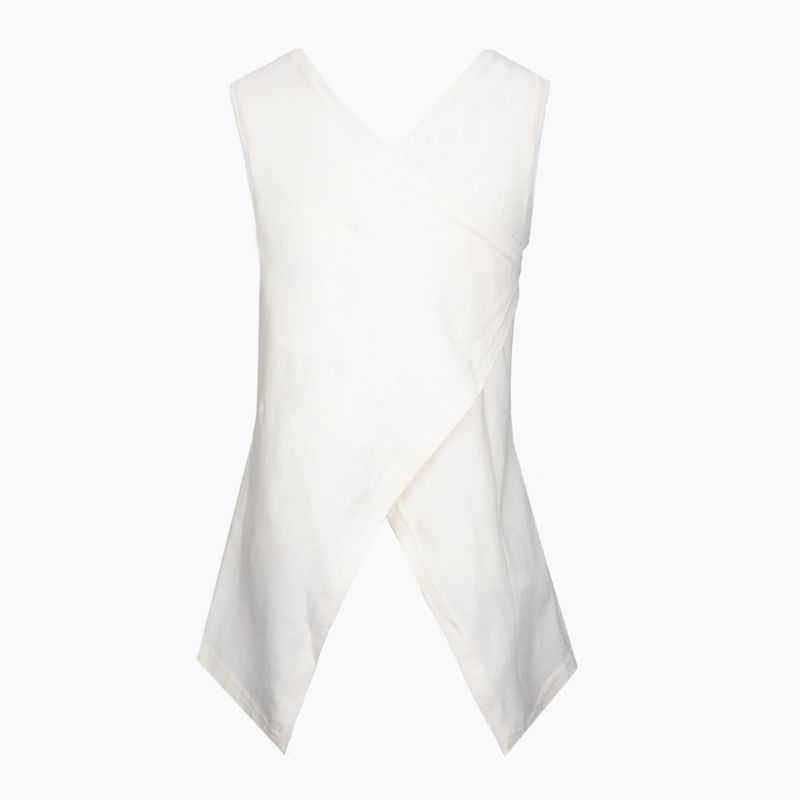 Dámsky top na jogu Moonholi Galaxy Open Back Tank white 217 2