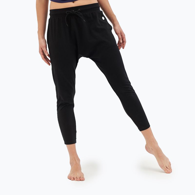 Dámske nohavice na jogu Moonholi Cosmic Cropped Black 219