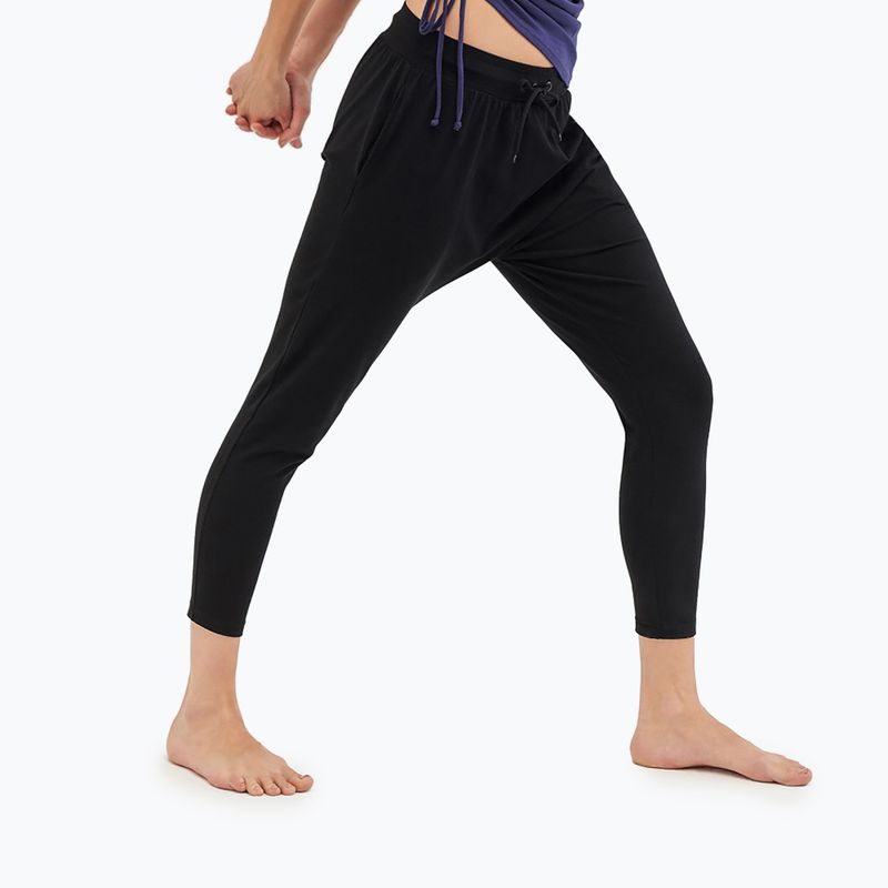 Dámske nohavice na jogu Moonholi Cosmic Cropped Black 219 4