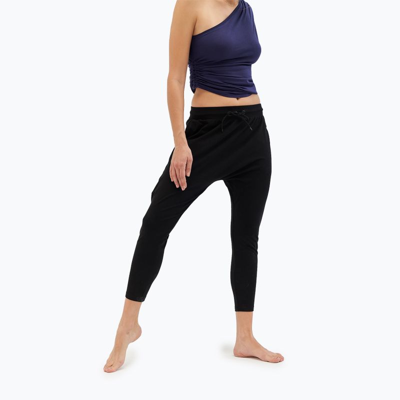 Dámske nohavice na jogu Moonholi Cosmic Cropped Black 219 2