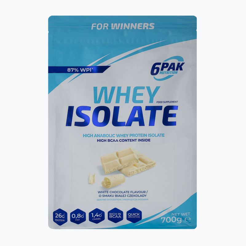 Srvátkový izolát 6PAK 700g biela čokoláda PAK/049#BICZE