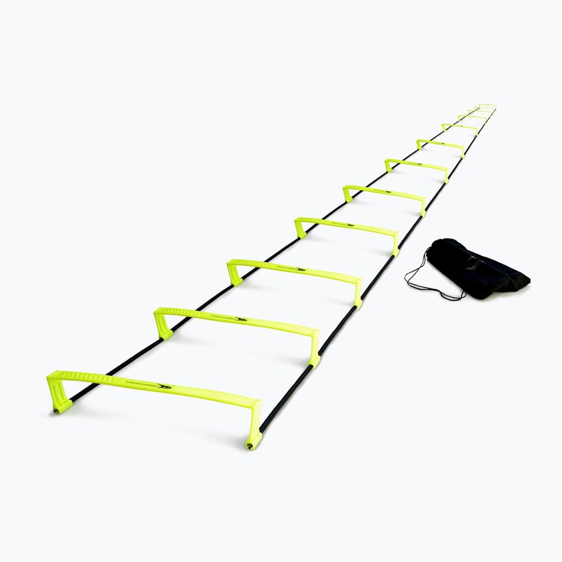 Yakimasport zvýšený koordinačný rebrík 454 cm žltý 100271 6