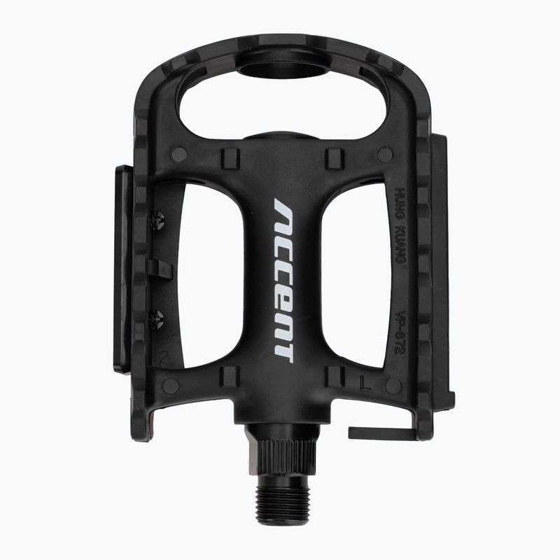 Cyklistické pedále ACCENT Range čierne 4