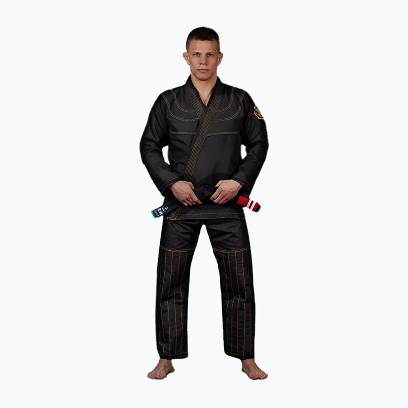 GI pre brazílske jiu-jitsu pánsky Ground Game Champion 2.0 black GICHNEWBLAA1