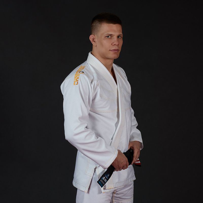 GI pre brazílske jiu-jitsu pánsky Ground Game Champion 2.0 white GICHNEWWHIA1 4