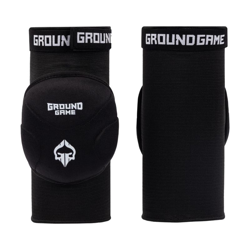 Chrániče kolien GroundGame BJJ čierne BJJKNEEPADS