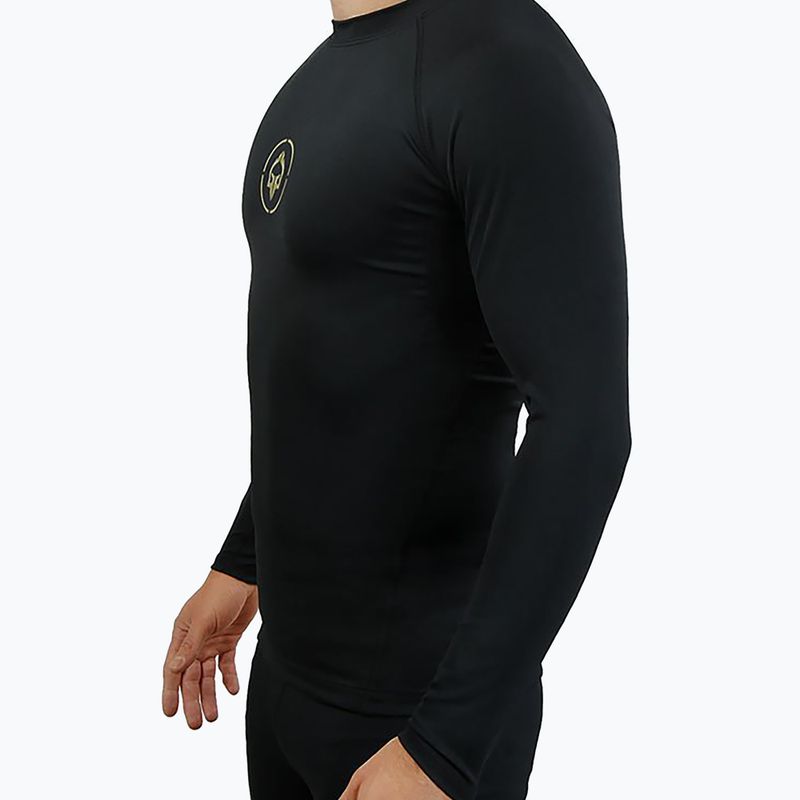 Pánsky chránič Ground Game Athletic Gold Rashguard black RASHATHGOLDLS 3