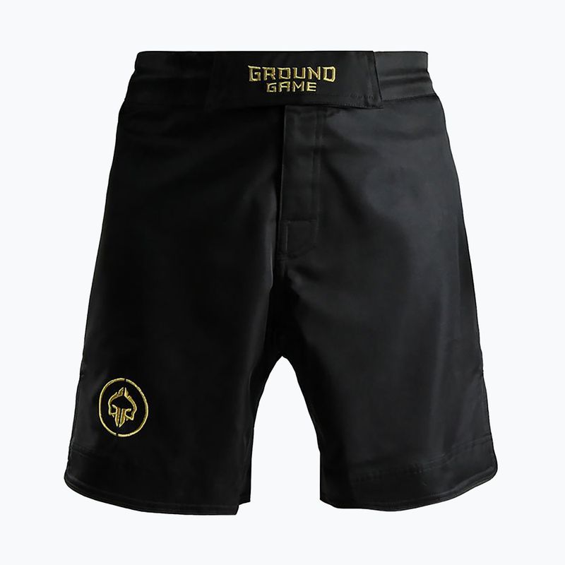 Pánske šortky Ground Game MMA Athletic Gold black MMASHOATHGOLD