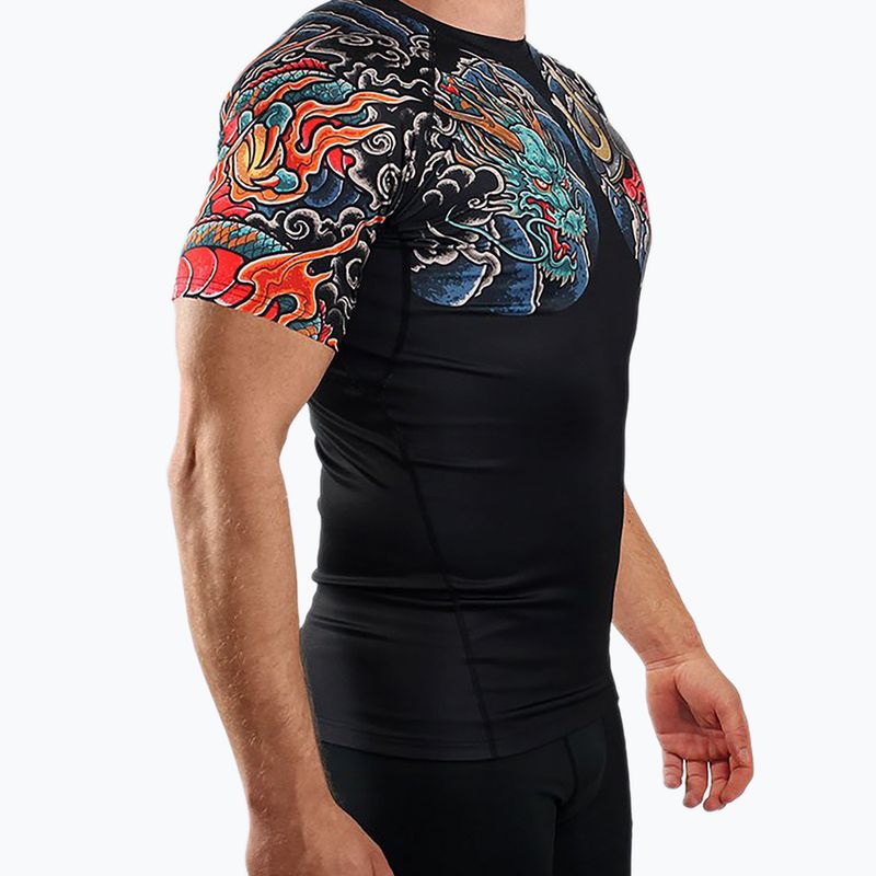 Ground Game Bushido 3.0 pánsky rashguard black RASHBUSH3SSBLA 2