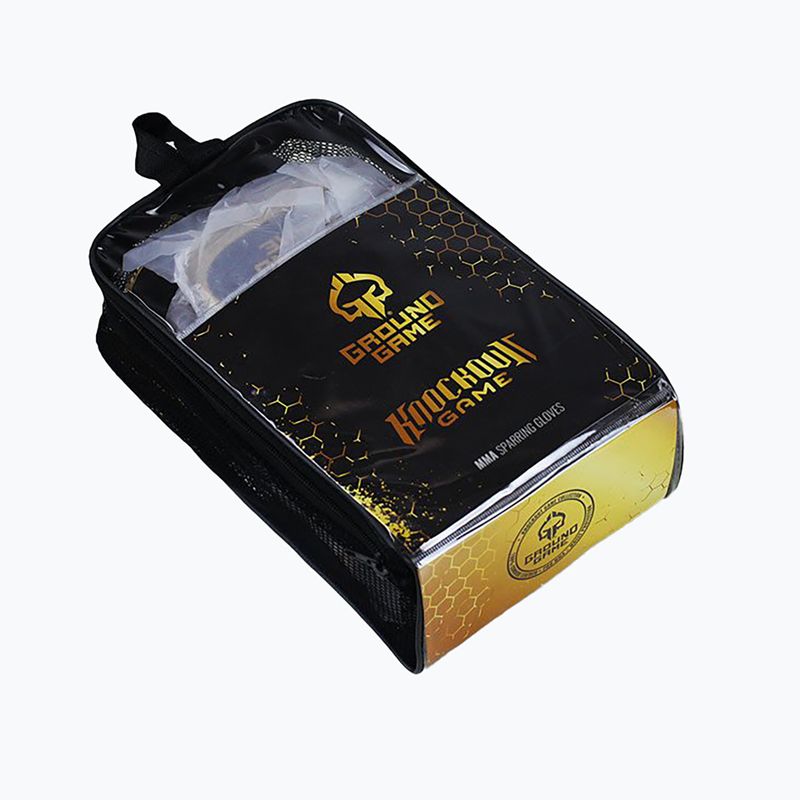 GroundGame MMA Cage Gold Zlaté sparingové rukavice MMASPARGLOCGOL 8