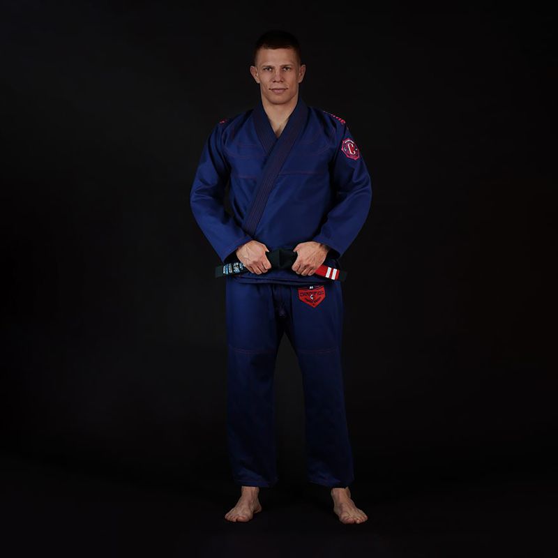 GI pre brazílske jiu-jitsu pánske GroundGame Champion 2.0 navy blue GICHNEWNAVA1 2