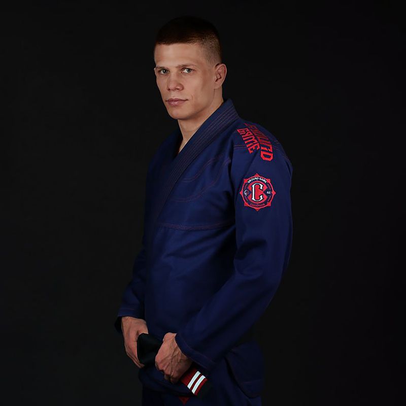 GI pre brazílske jiu-jitsu pánske GroundGame Champion 2.0 navy blue GICHNEWNAVA1 3