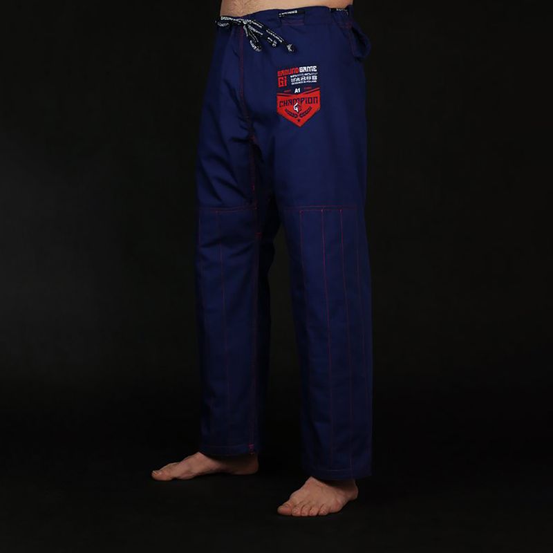 GI pre brazílske jiu-jitsu pánske GroundGame Champion 2.0 navy blue GICHNEWNAVA1 6