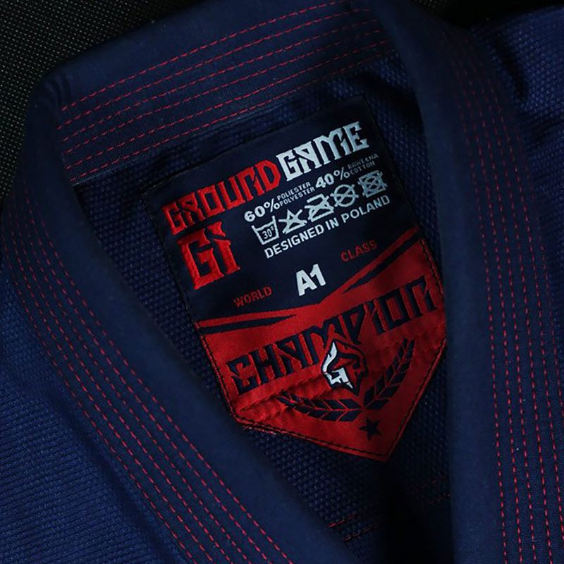 GI pre brazílske jiu-jitsu pánske GroundGame Champion 2.0 navy blue GICHNEWNAVA1 8
